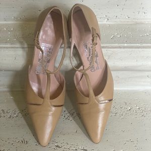 Ferragamo T-Strap Mary Janes